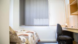 A bedroom in Raymont Hall (new area)
